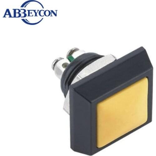TY 1231 plastic momentary Screw terminal waterproof switch for bathroom 12mm Square switch