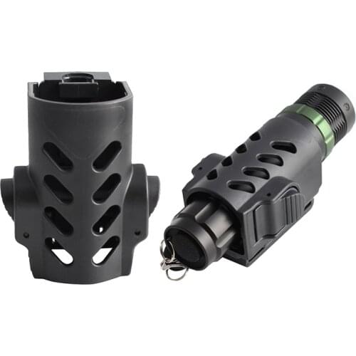 Outdoor Flashlight Case Pouch Holster Torch Cover Belt Clip LED Lighting Pouch Military Survival Kits Hunting Accessories