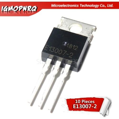 10PCS MJE13007 TO220 E13007 E13007-2 TO-220 MJE13007-2