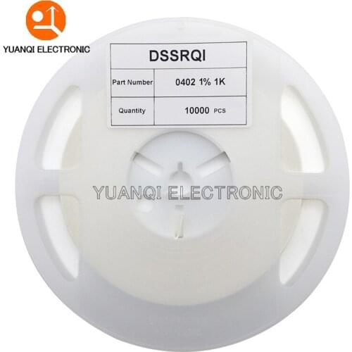 10000pcs 1% 0402 SMD resistor 0R ~ 10M 1/16W 0 0.1 1 10 100 150 220 330 ohm 1K 2.2K 10K 100K 0R 1R 10R 100R 150R 220R 330R 1M