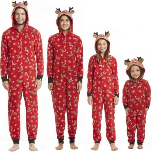 2021 Christmas Clothing Matching Family Pajamas Set Adult Kid Baby Family Outfits Father Mom Daughter Xmas New Years Nightwear