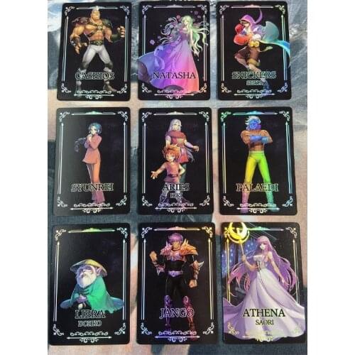 9pcs/set Saint Seiya No.6 Repaint Original Composite Craft Toys Hobbies Hobby Collectibles Game Collection Anime Cards