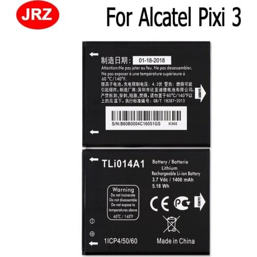 1400mAh TLi014A1 Battery for Alcatel Pixi 3 4.5" 4027 4027A 4027D 4027X 4010 4010D 4012 4030 4030D 4030A 5020 5020D Accumulator