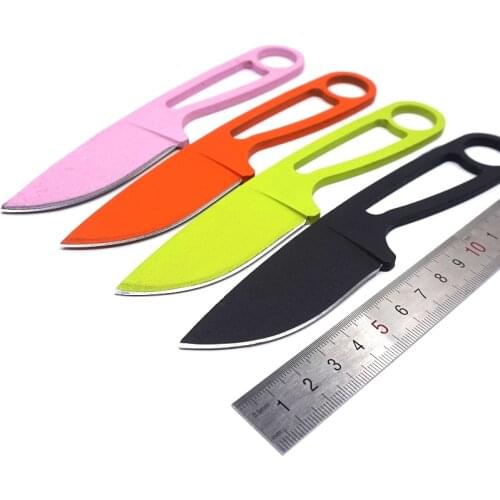 Small Fixed Blade Knife Hunting Straight Knife Outdoor Multitool 440C steel Camping Survival Pocket tactical Knives EDC Tools