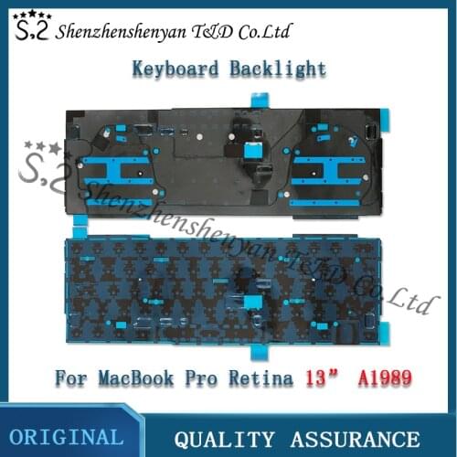 New A1989 Backlight for Macbook Pro Retina 13" Keyboard Backlight 2018 2019 Year