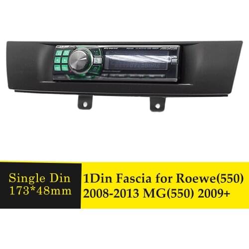 Single Din Car Radio Fascia for ROEWE(550) 2008-2013 MG(550) 2009+ Stereo DVD Panel Dash Mount Trim Kit Surround Frame Plate Kit