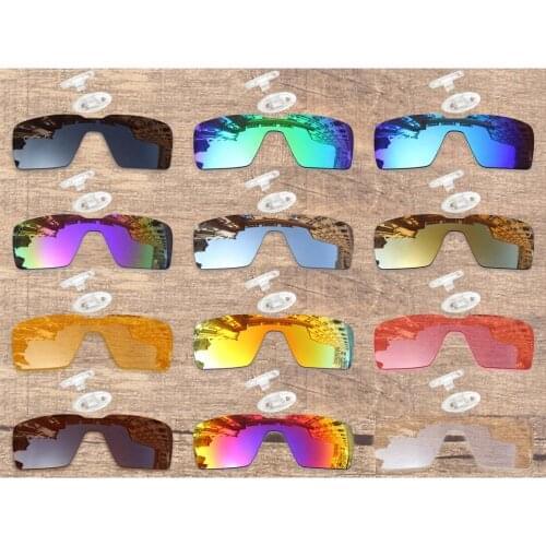Vonxyz 20+ Color Choices Polarized Replacement Lenses & White Nose Pads for-Oakley Probation OO4041 Frame