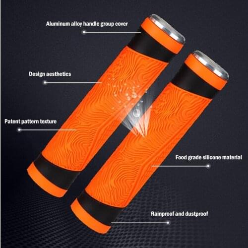 Ultralight Bicycle Handlebar Tape for MTB Mountain Road Bike Silicone Grip Anti-Slip Shockproof Grips 22.2mm Fold Bicycle Grips