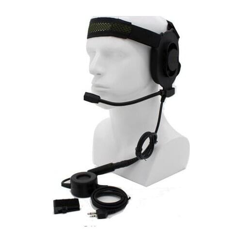 Tactical Bowman Elite II Radio Headset Earpiece waterproof PTT For Midland 2 Pin Walkie Talkie G6 G7 GXT550 GXT650 LXT80 LXT