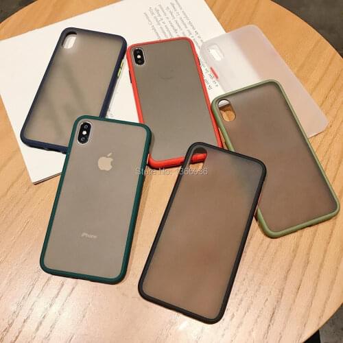 100pcs Touching Matte Case For IPHONE 12 Pro Max/678 Plus Untra Thin Frosted Case For IPHONE 11 Pro SE 2020/XS MAX/XR