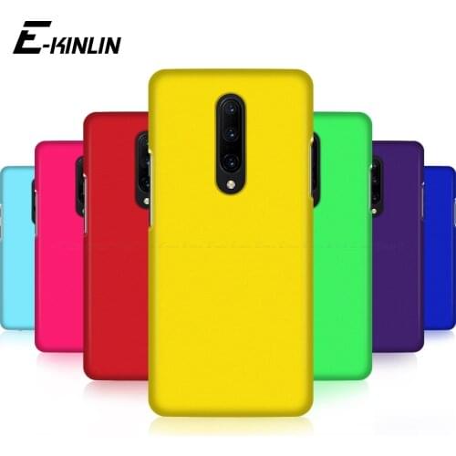 Ultra Thin Phone Case For OnePlus One Plus 9R 9 8T 8 7T 7 Pro 5G 6T 6 5T 5 A6013 A6000 Frosted Matte Hard PC Back Cover