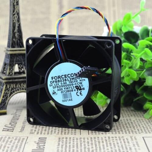 COOLING REVOLUTION DFB803812MDOT 8cm 80mm fan 8038 12V 0.8A Double ball bearing server large air volume cooling fan