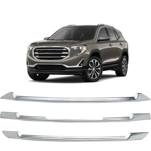 For GMC Terrain 2018-2020 High quality ABS chrome plated middle mesh trim strip Middle mesh trim bright strip Car Accessories