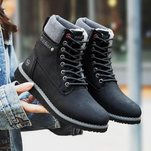 TYDZSMT Snow Boots Woman 2020 Winter Black Plush Shoes Fashion Keep Warm Gray Womens Ankle Boots WomenSize 36-41 Ankle Botas
