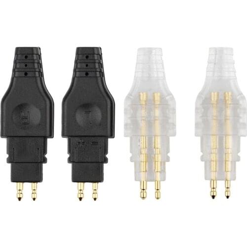 2Pcs Mini Earphone Cable Pin Audio Plug for HD580 HD600 HD650 HD25 Auricolare Aggiornamento Spina del Cavo di Linea con HD Spina