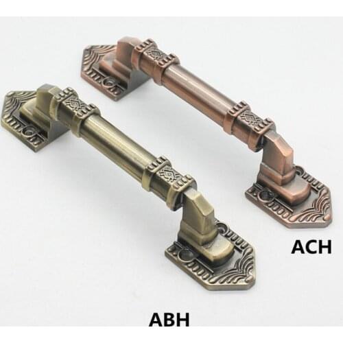 300mm vintage unfold install wood door handle bronze double acting door handles antique copper gangway door furniture door pulls