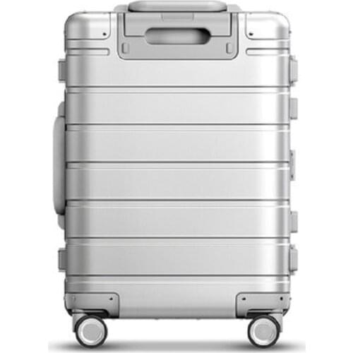 100% aluminum-magnesium XM 90 Rolling Luggage 20 inch boarding Spinner Luxury Brand High quality high gradeTravel Suitcase