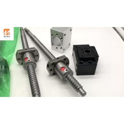 China CNC Precision stepper motor actuator shaft support miniature ball lead screw double nut linear guide 2005 sfu ball screw