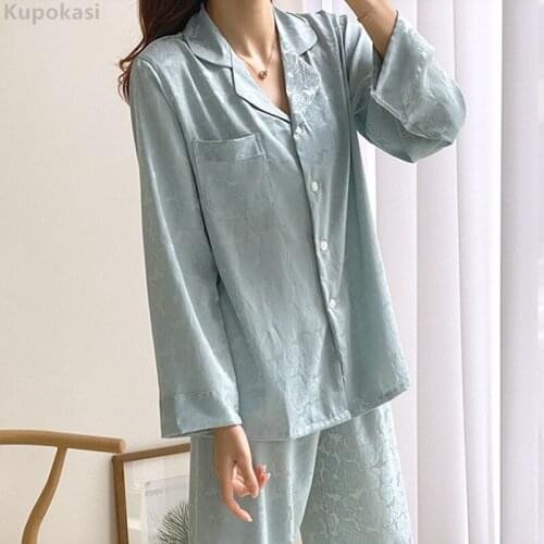 Women's Long Sleeve Pajamas Kupokasi China