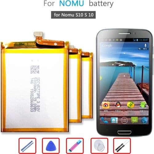 S10 5000mAh Li-ion Polymer Battery for Nomu S10 S 10 Bateria