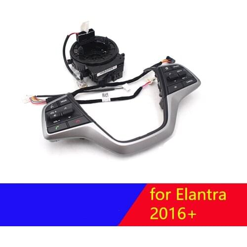 Luetooth Phone Cruise Control Steering Wheel Buttons Pad Switch for hyundai Elantra AD