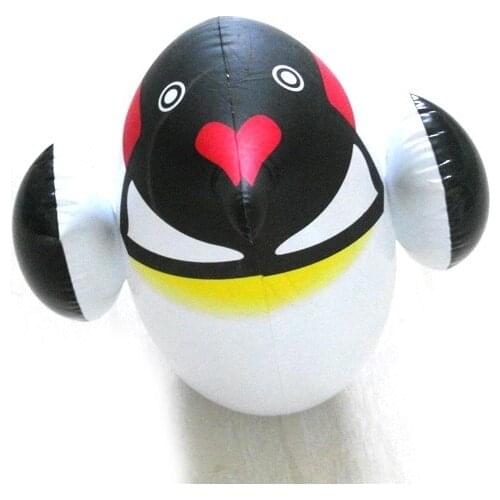 Inflatable Toys Inflatable Cute Black Penguin "daruma" Toys "daruma" Inflatable Animals Baby Toys 2021