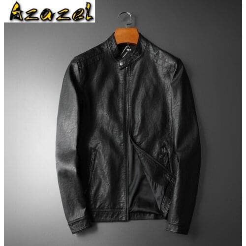 Hot New Mens Leather Jackets Coats Autumn Winter Motorcycle Faux Leather PU Jacket Men leather Clothes male Plus Size Coats