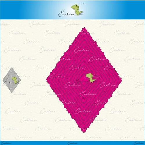 New tattered frame 6 metal cutting dies 2021 new die diy mould Scrapbooking Paper Making Embossing tools die cuts crafts dies