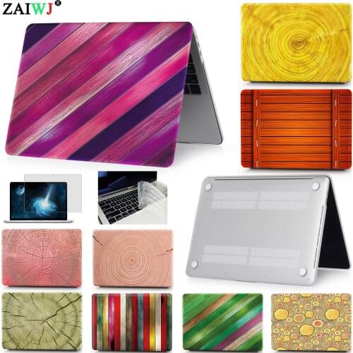 New 2019 Hot shell Laptop Case For MacBook Air Pro Retina 11 12 13 15 for Mac Pro 13.3 15.4 inch with Touch Bar + Keyboard Cover