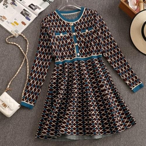 Модные платья в клетку NZF China At AliExpress