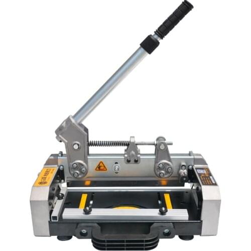 Wood Floor Saw Mute And Silent Manual Cutting Guillotine Decoration Type Woodworking Stone Plastic Floor Special Cutting Machine