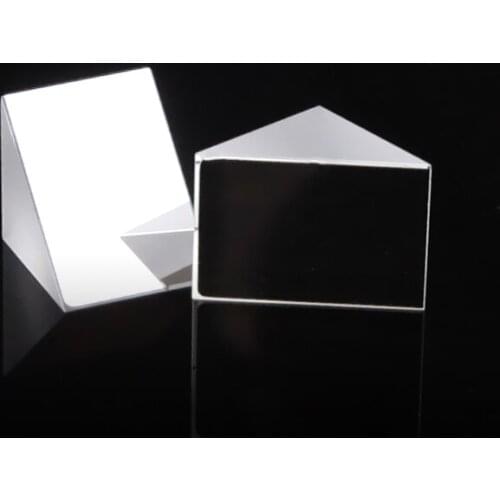 Right-angle Prism 15mm Bevel Aluminized External Reflecting Prism Mirror Optical Glass K9 Material