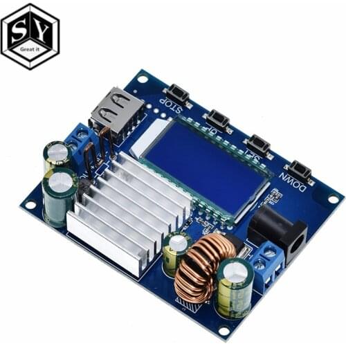 SK35L DC 0.6-30V 4A 35W 5V 6V 9V 12V 24V Boost/Buck CC CV Regulated Adjustable DC Power supply Module laboratory power supply