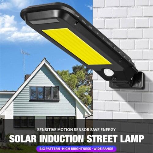 40/60/100/210 LED/COB Solar Light Wall Light Infrared Sensor PIR Motion Sensor IP65 Outdoor Wall Street Light Waterproof Light