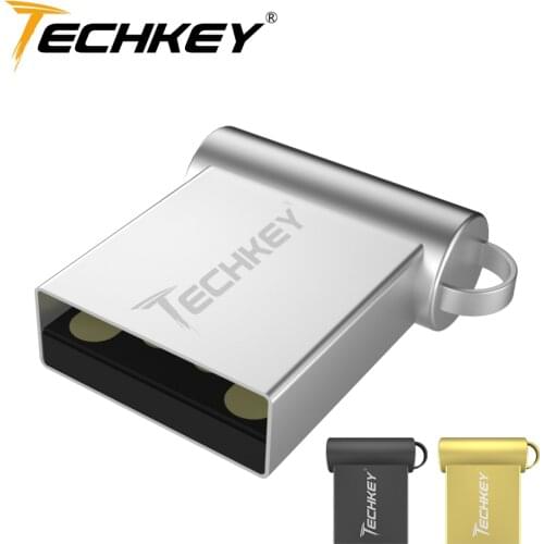 TECHKEY mini Pen drive 8GB 16g Memory Stick 32gb 64gb Storage Device 4GB Usb-Flash-Drive Usb-Key Portable flash disk tiny usb