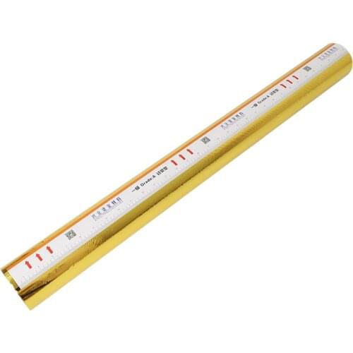 High quality rainbow Gold Glossy film hot stamping foil paper