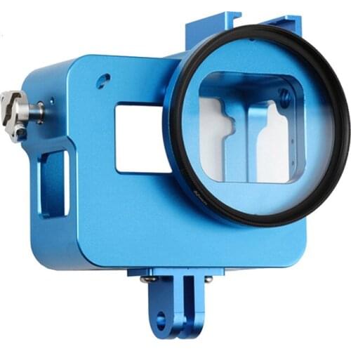 Aluminum Alloy Case Housing for Gopro Hero 6 Action Camera Wire Connectable Protective Metal Skeleton Cage