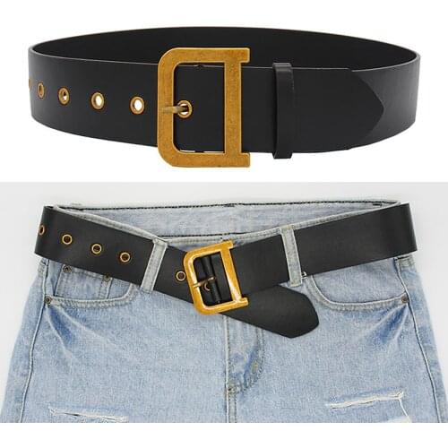 2020 New Luxury Vintage Designer GG Belt D Buckle High Quality Women Leather Dress Strap H Belt for Jeans