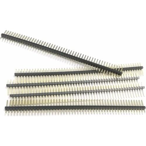 20pcs single row needle 1x50p 50pin male header 1.27mm pitch straight NEW wholesale price