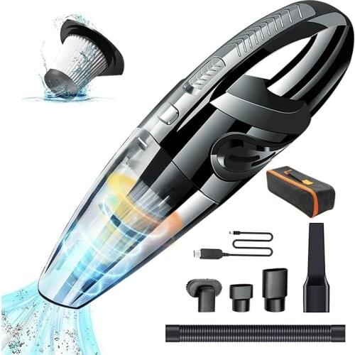 Cordless Vacuum Handheld, Car Vacuum Cleaner, Powered By Strong Motor, Quick Charging Tech, For Home And Car Cleaning