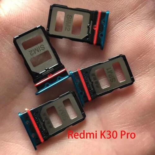 New For Xiaomi Mi 10 Redmi K30 K30 Pro SIM Card Tray Card Holder Slot Adapter Replacement Repair Parts