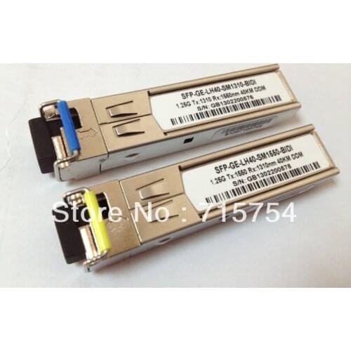 For CISCO,GLC-BX-D80/GLC-BX-U80, 1.25G,Singlemode,1490/1550 BIDI SFP , 1550 /1490nm,80KM,single LC connector