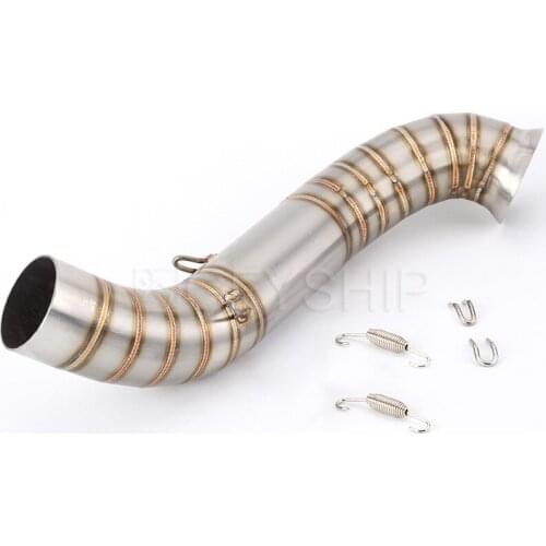 For KTM Duke 690 2012 to 2017 2018 2019 Duke 690 Duke Escape Accessories Slip-on Motorcycle Exhaust Muffler Middle Link Pipe