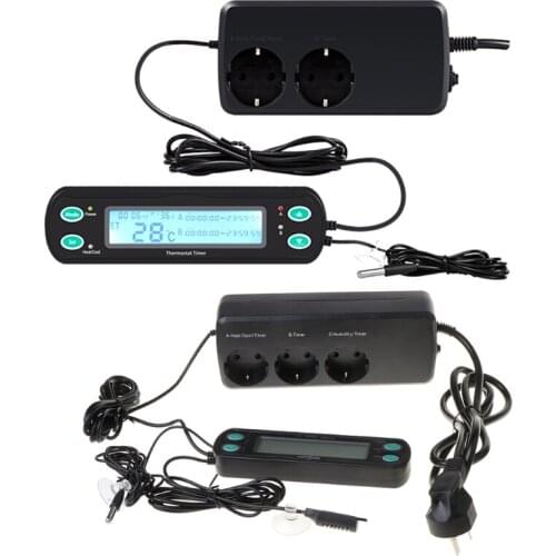 Intelligent Digital Display Reptile Pet Nest Thermostat High Precision Probe 896B