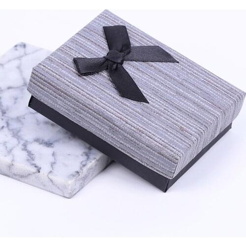 12 pcs dozen Square box Engagement Ring For Earrings Necklace jewelry box Display jewellery Gift Box Holder red white black new