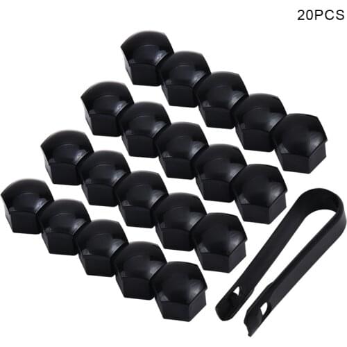 ESPEEDER 20pcs 17mm Wheel Nut Bolt Head Cover Cap Head Cover Cap Wheel Nut Bolt Head Cover Cap Tire Wheel Screw Bolts Car Parts