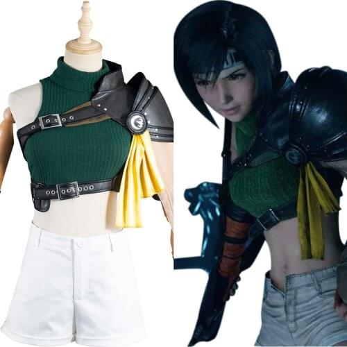 Final Fantasy VII: Remake Intergrade FF7 Yuffie Kisaragi Cosplay Costume Outfits Halloween Carnival Suit