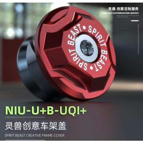 Spirit Beast Motorcycle Frame Cover Modification Body Decoration Screw Traffic Jam Hole Cover Suitable For NIU U+B/UQI