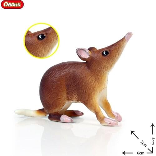 6*2*4CM Simulation Wild Animal Model Toy Possum Mouse Set Child Early Education Decoration Model