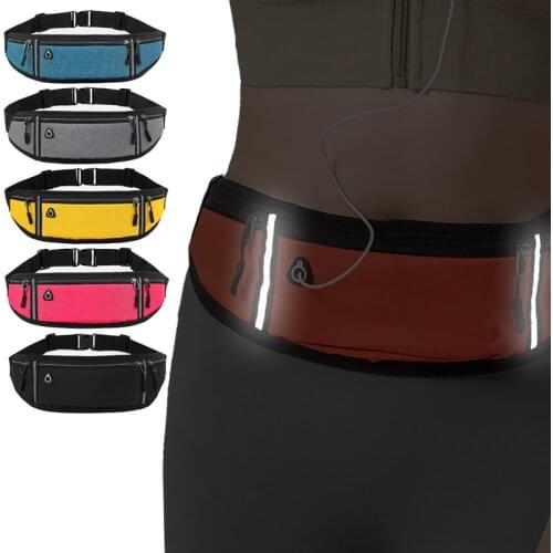 Professional Running Waist Bag Men Women Sports Belt Pouch Cellphone Case Hidden Pouch Gym Sports Bags Running Belt Waist Pack